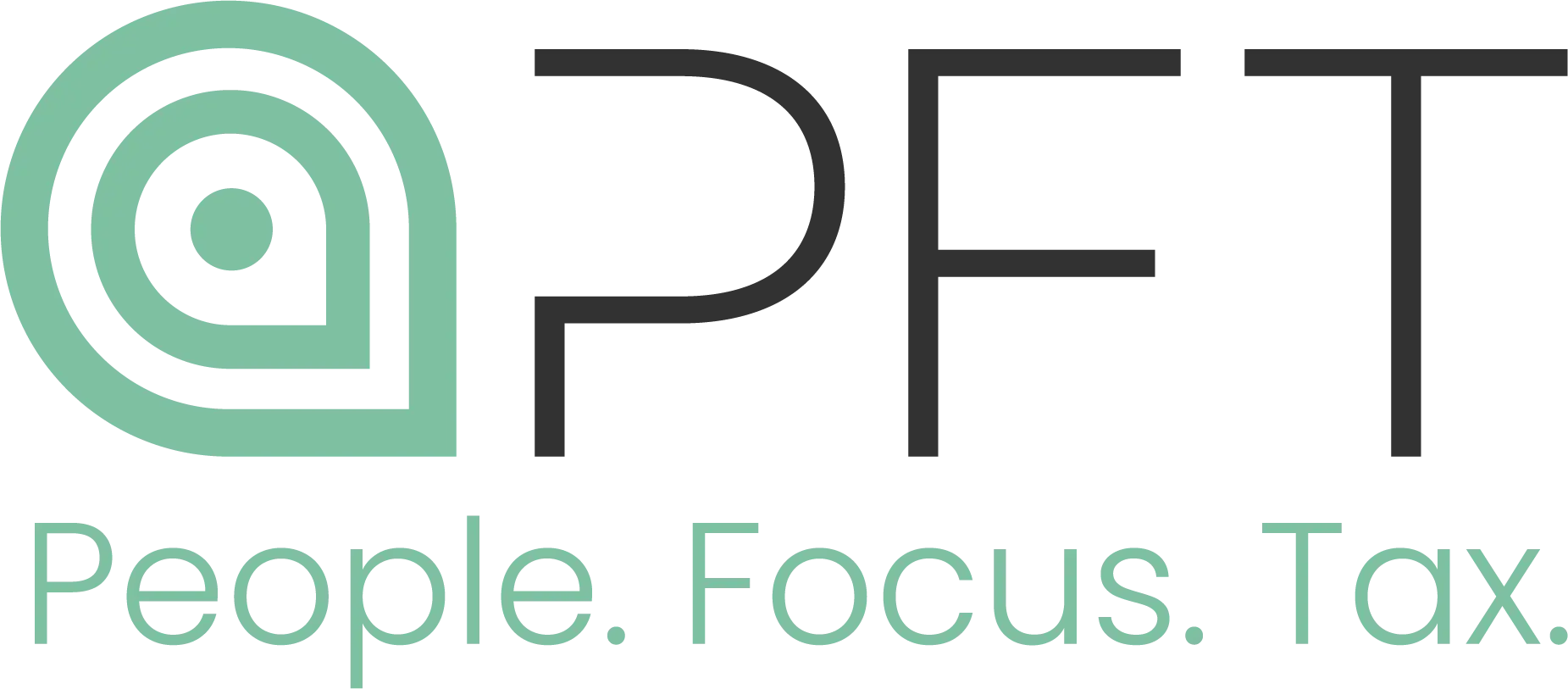Logo PFT Tax - People. Focus. Tax.